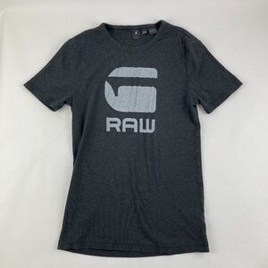 Raw Tshirt Mens Medium Gray Short Sleeve